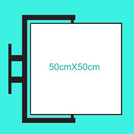 Kare Dönen Tabela (50 cm)