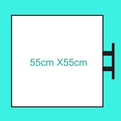 Kare Sabit Tabela (55 cm)